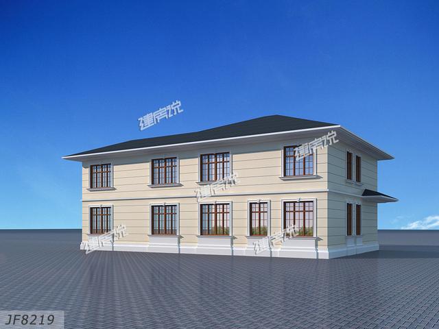 占地244平方米的二層農(nóng)村漂亮別墅，回老家建一棟，鄰居看了很眼紅。