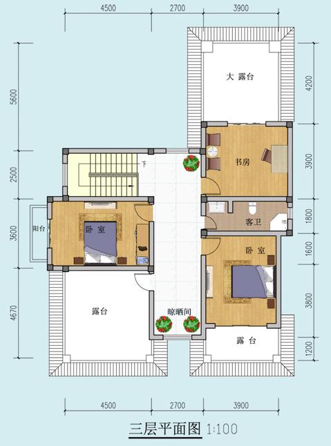 11米x16.5米農(nóng)村三層別墅設(shè)計圖，前后有花園，還有車庫，你喜歡嗎？