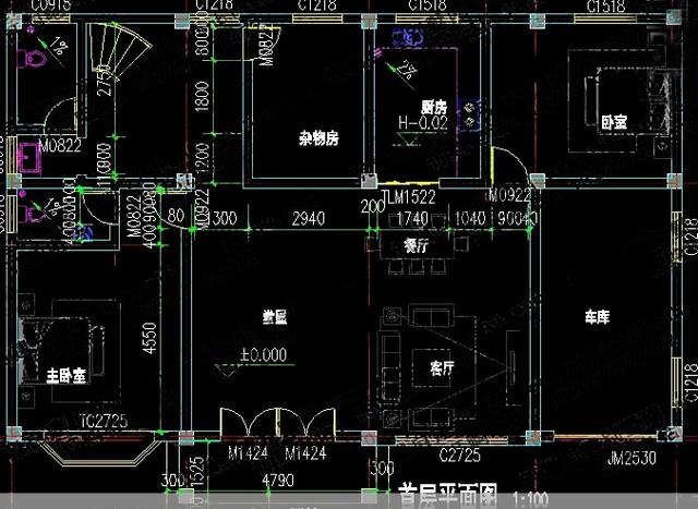 占地160平米左右農村二層自建房，帶有車庫、旋轉樓梯和陽光房，造價30萬以內