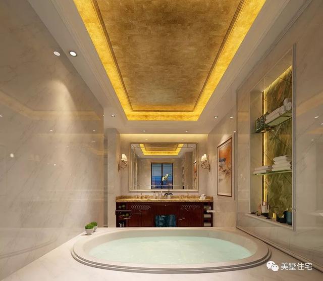 13.4米x12.5米三層歐式別墅設計圖，內帶堂屋+健身房，回鄉建一棟，生活太享受