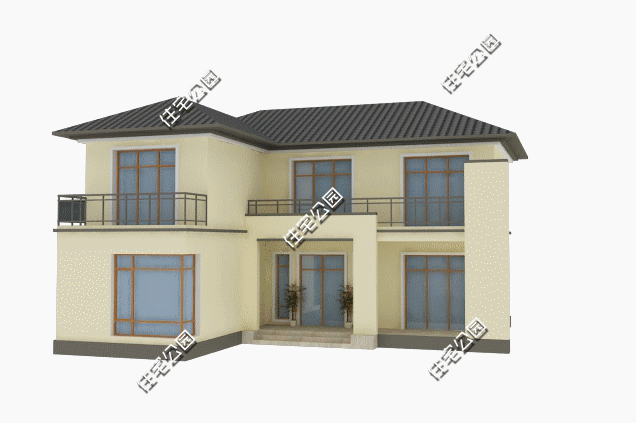 占地僅100平的二層農村自建房，4室2廳，時尚大氣，可三世同堂