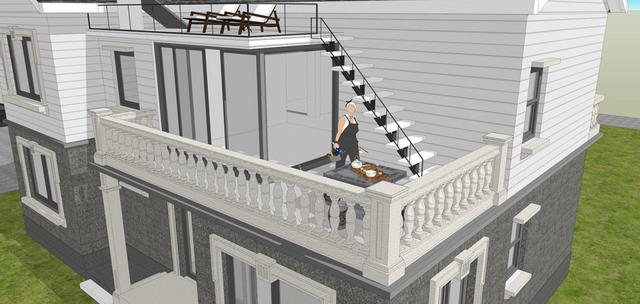 14.8x11.6米二層農(nóng)村別墅設(shè)計圖，經(jīng)濟實用，造價31萬