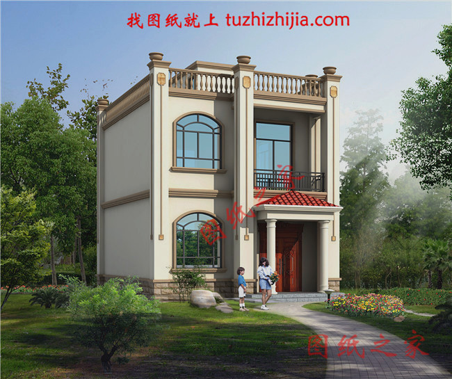 新農(nóng)村二層樓房圖片造價(jià)12萬(wàn)，挑一套回家建房吧！