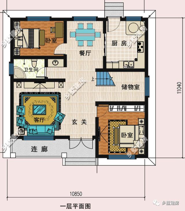 農(nóng)村別墅設(shè)計(jì)圖，占地小造價(jià)低廉，您一定喜歡！