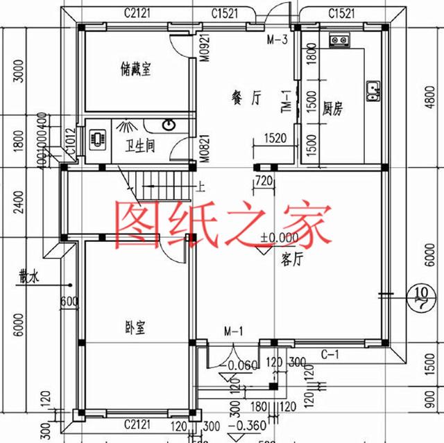 多臥室的三層別墅設計圖，挑空設計，給您溫馨舒適的享受!
