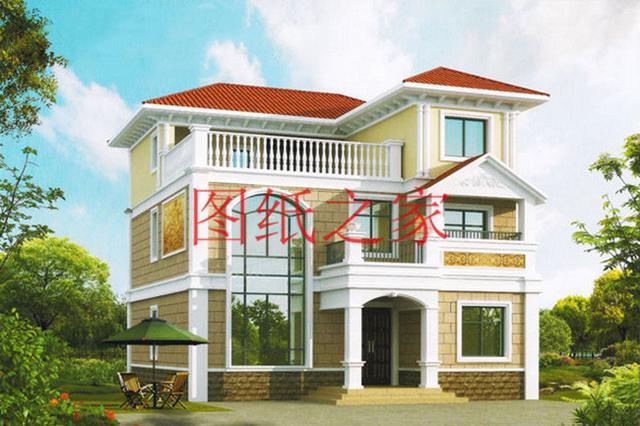 多臥室的三層別墅設計圖，挑空設計，給您溫馨舒適的享受!