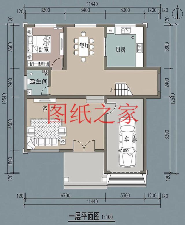 多臥室的三層別墅設計圖，挑空設計，給您溫馨舒適的享受!