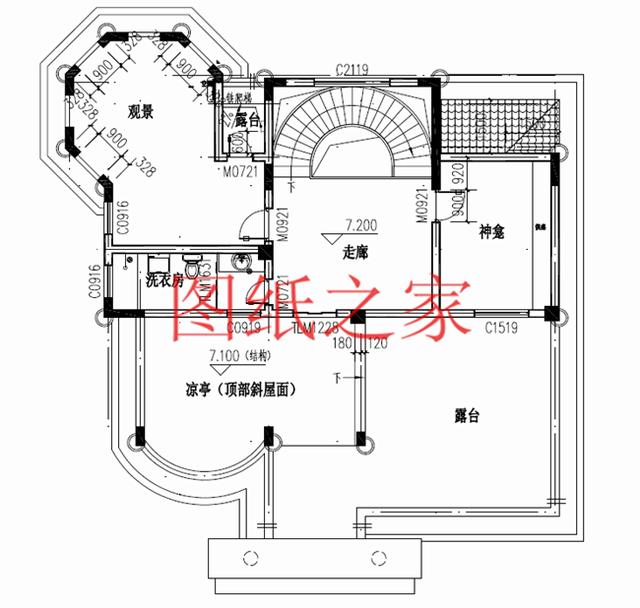 美觀大氣的三層別墅設(shè)計圖，設(shè)計新穎獨特，您理想的選擇！