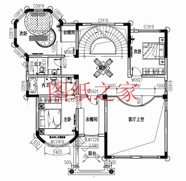 美觀大氣的三層別墅設(shè)計圖，設(shè)計新穎獨特，您理想的選擇！