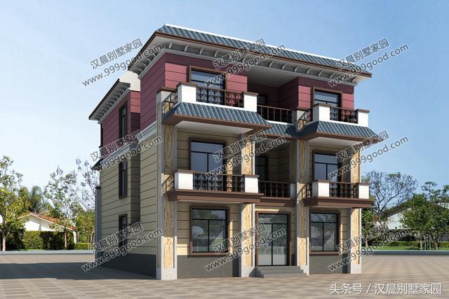 新中式別墅設計圖，古樸與現代并存，新穎霸氣！