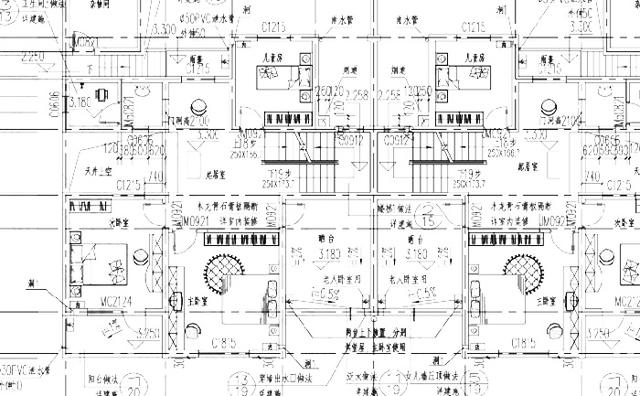 農村二層雙拼別墅設計圖，隱私性極好！您一定喜歡！