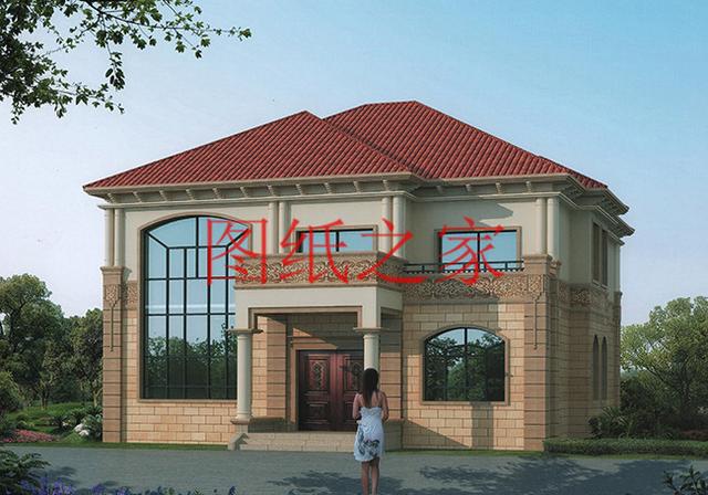 超大戶型，時尚現(xiàn)代的二層別墅設計圖，建成后您一定喜歡