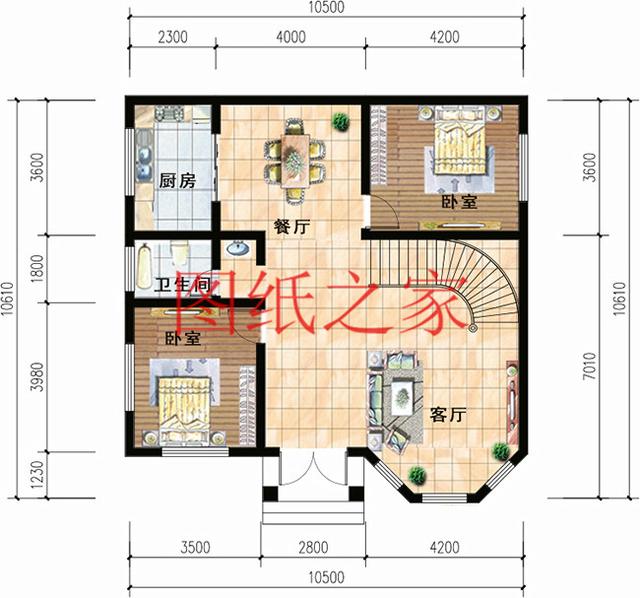 兩層農村自建房，占地小造價低廉，讓你輕松實現別墅夢！