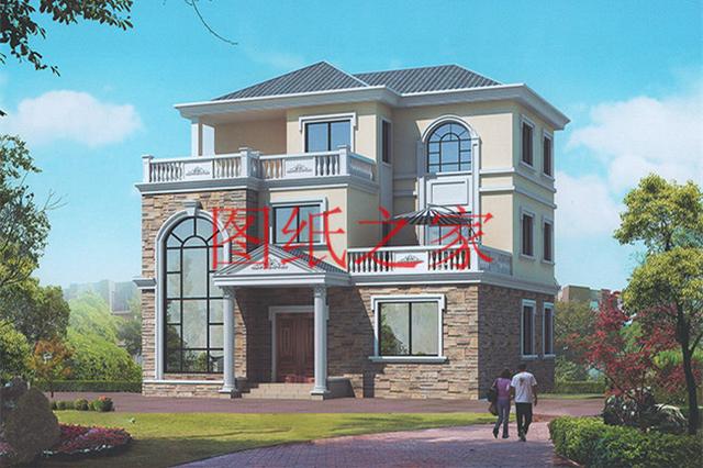 分享3套美觀大氣的三層別墅設(shè)計圖，適合普通家庭修建