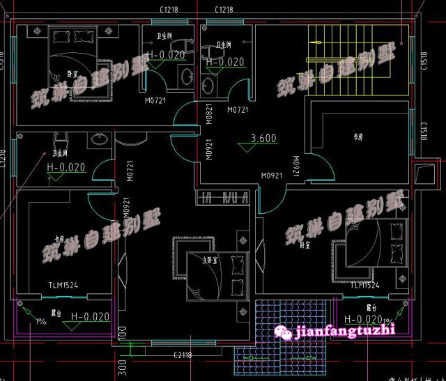 8套130平米二層別墅設計圖，您更喜歡哪一款？