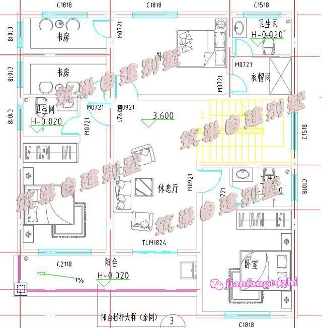 8套130平米二層別墅設計圖，您更喜歡哪一款？