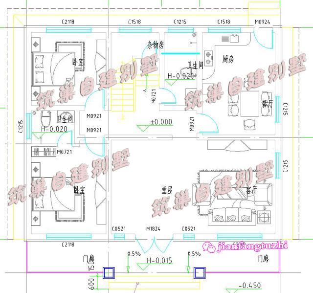 8套130平米二層別墅設計圖，您更喜歡哪一款？