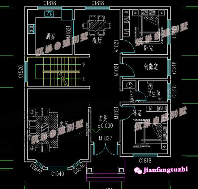8套130平米二層別墅設計圖，您更喜歡哪一款？