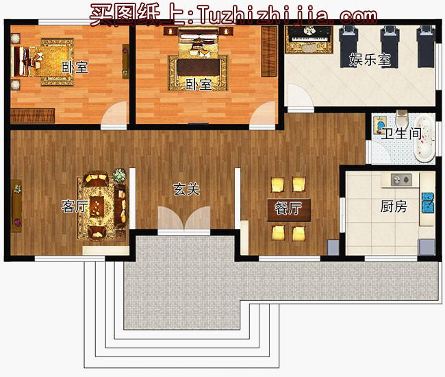 120平米農村房屋設計圖，一到三層別墅戶型都有！