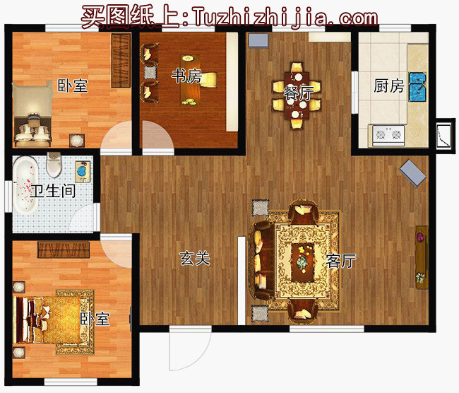 120平米農村房屋設計圖，一到三層別墅戶型都有！