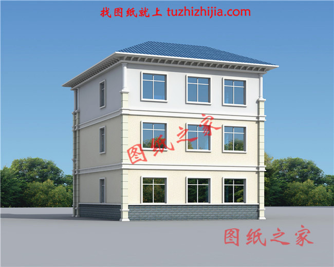 120平米農村房屋設計圖，一到三層別墅戶型都有！