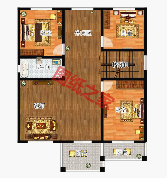 120平米農村房屋設計圖，一到三層別墅戶型都有！