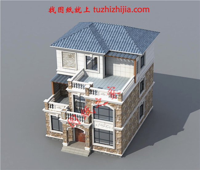 120平米農村房屋設計圖，一到三層別墅戶型都有！