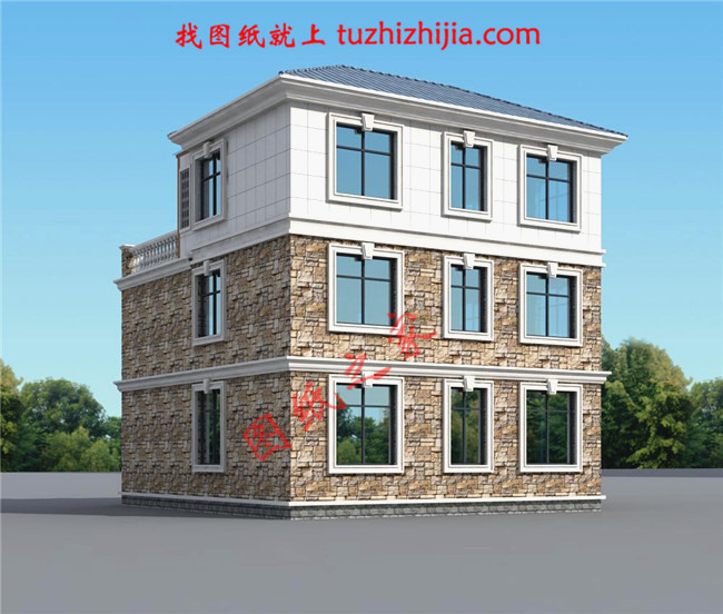 120平米農村房屋設計圖，一到三層別墅戶型都有！