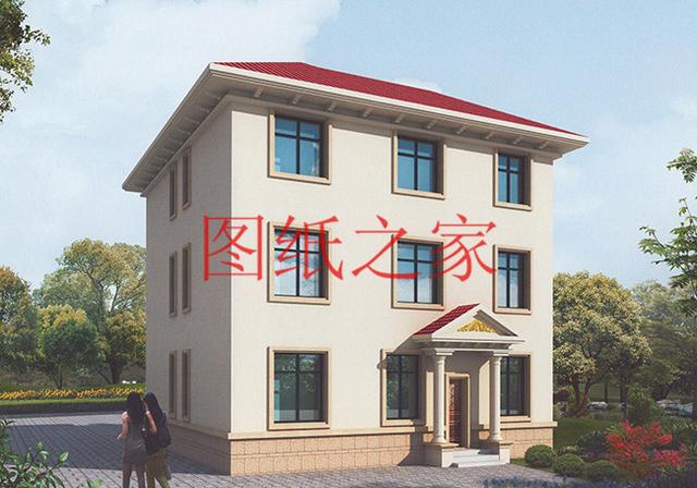 120平米三層別墅設計圖，新穎獨特、簡約大氣，幾十年也不會過時！