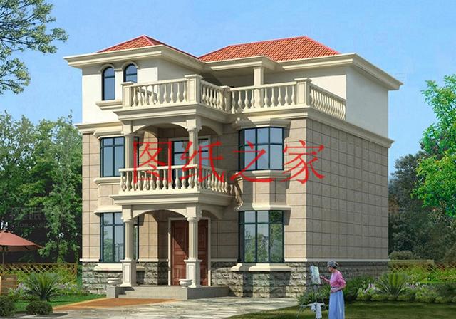 120平米三層別墅設計圖，新穎獨特、簡約大氣，幾十年也不會過時！