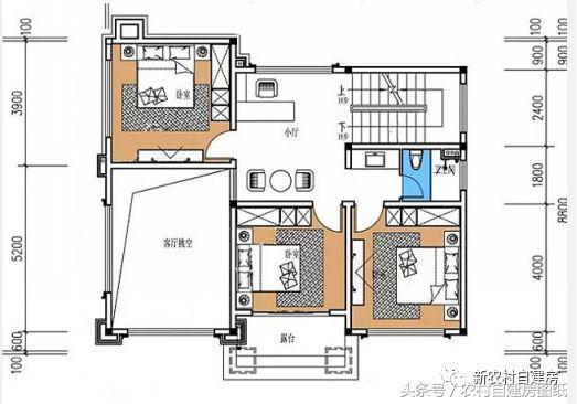 復式三層別墅設計圖，造價低經濟適用，滿足您的豪宅夢！