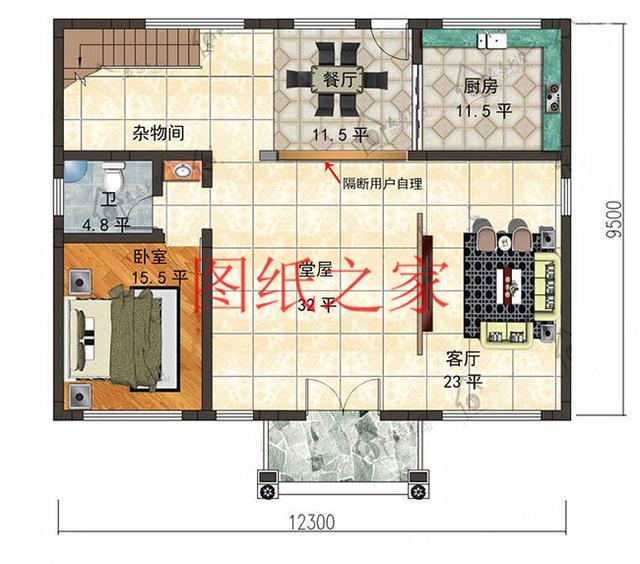 占地100平左右的農村自建房，造價只要20萬，喜歡就收了它吧！
