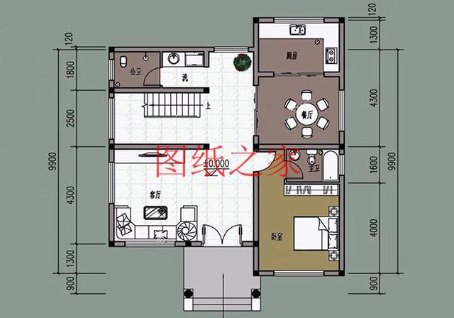 占地100平左右的農村自建房，造價只要20萬，喜歡就收了它吧！