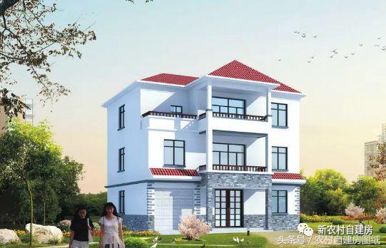 3套經(jīng)典別墅設(shè)計(jì)圖，多間臥室?guī)Э净鸱亢蜁衽_(tái)，造價(jià)只要25萬(wàn)