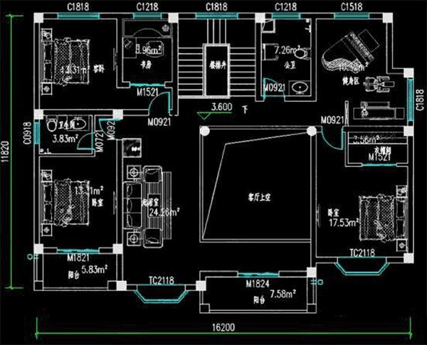 二層農村自建房，精致完美，帶車庫挑空客廳，品味人最愛！