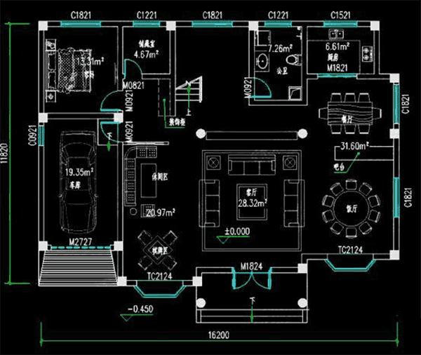 二層農村自建房，精致完美，帶車庫挑空客廳，品味人最愛！
