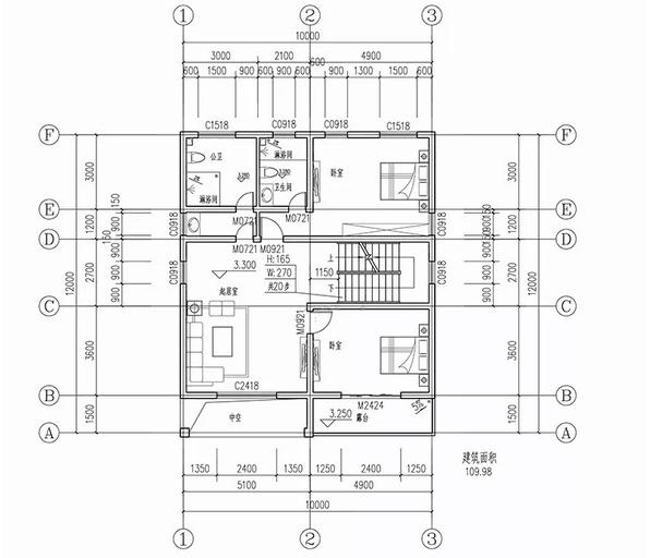 雙車庫三層別墅設計圖， 時尚外觀，經濟實用，戶型合理。
