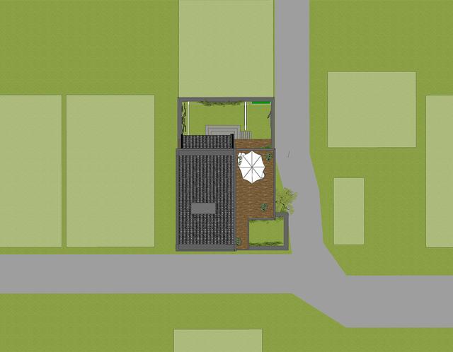 新中式別墅設計圖，三層鄉村復古別墅。