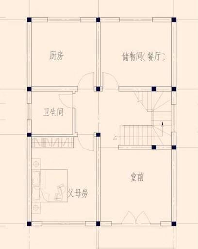 開間8、9米的兩款自建房，占地小，格局優(yōu)良，值得參考。