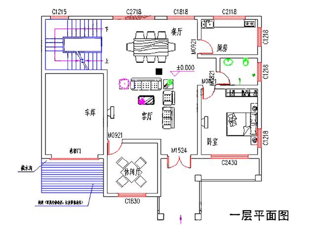 造價(jià)30萬的農(nóng)村別墅設(shè)計(jì)圖，多功能設(shè)計(jì)！