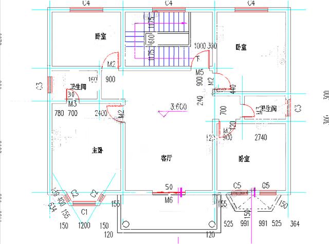飄窗小別墅設計圖，上有閣樓，既隔熱又洋氣！