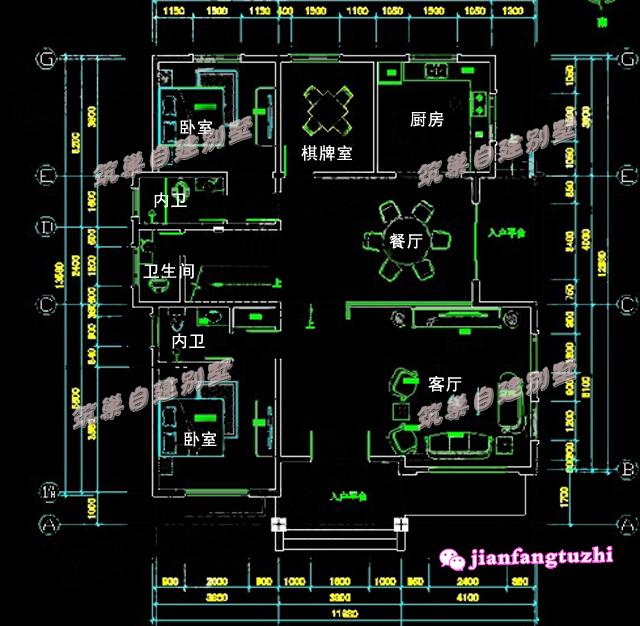 150㎡新農(nóng)村三層帶露臺別墅設(shè)計圖，歡迎選購。