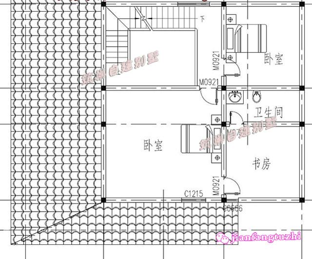 一層別墅設(shè)計(jì)圖，小洋房，外觀艷麗，大氣優(yōu)雅。