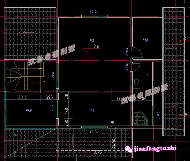 一層別墅設(shè)計(jì)圖，小洋房，外觀艷麗，大氣優(yōu)雅。