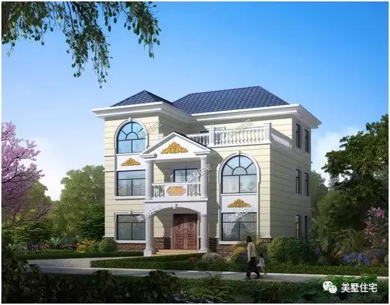 占地120平左右的別墅設計圖，美觀實用，適合每家每戶。