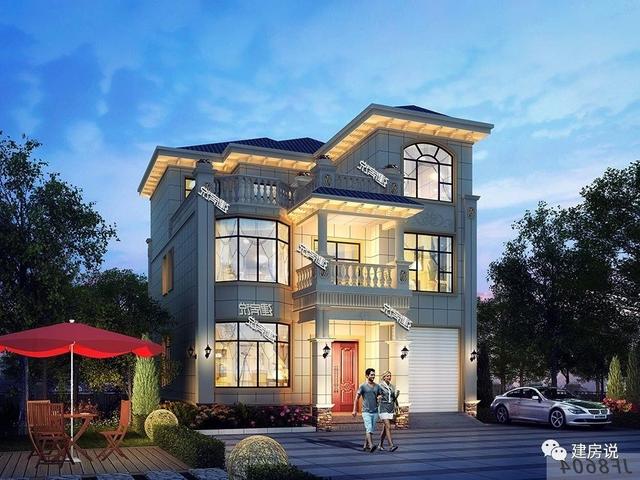 三層帶車庫的別墅設計圖，造價30W，享受優質生活！