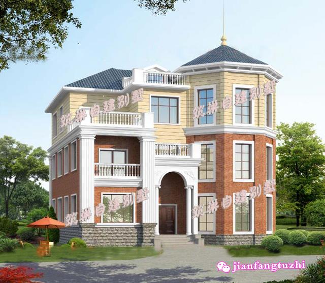 農(nóng)村三層帶露臺自建房，南北通透，人性化設(shè)計(jì)。