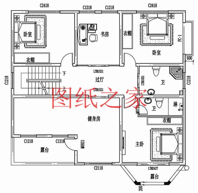 150平造價35萬，3套簡單大氣的三層別墅設計圖，推薦給您！