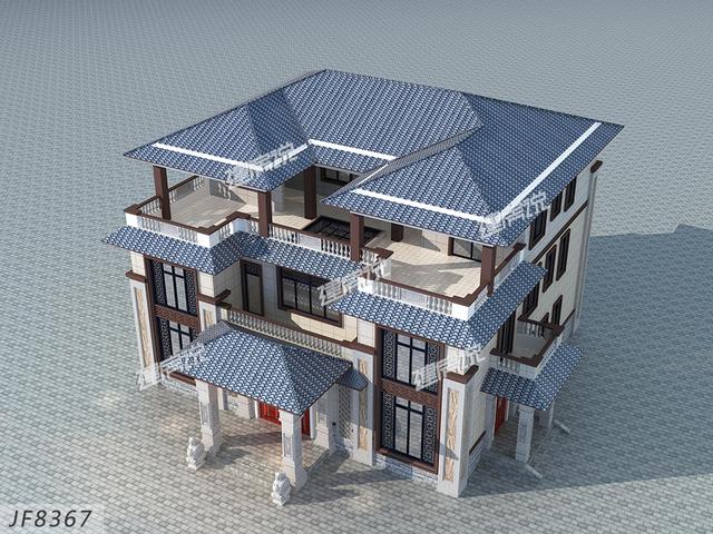 最美中式別墅設計圖，這設計驚艷了。您心動了沒？