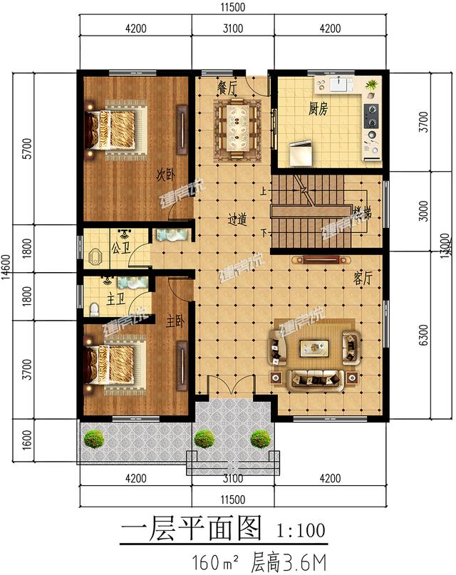 三層爆款農(nóng)村自建房，室內(nèi)布局很實用，您值得擁有！